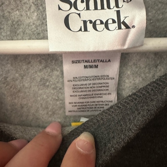 Women's Schitt's Creek Graphic Sweatshirt - Gray M - Picture 7 of 7